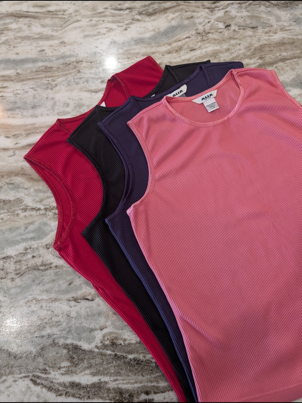 Alia Ribbed Tank Top Set - Picture 2 of 4